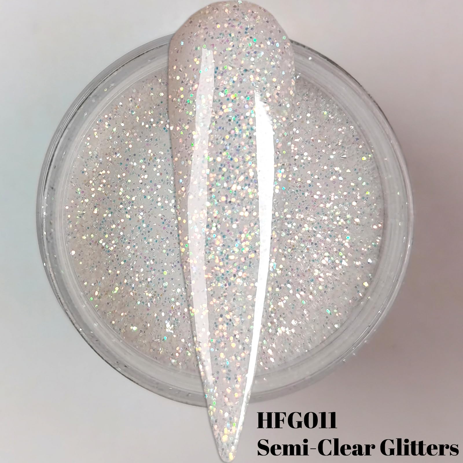 French nail art design created using Oumisaya acrylic powder