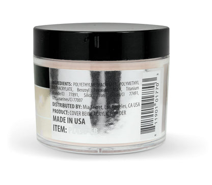 Mia Secret professional two ounce nail sculpting powder container close up