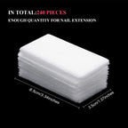 Blulu fiberglass nail wrap strips closeup texture