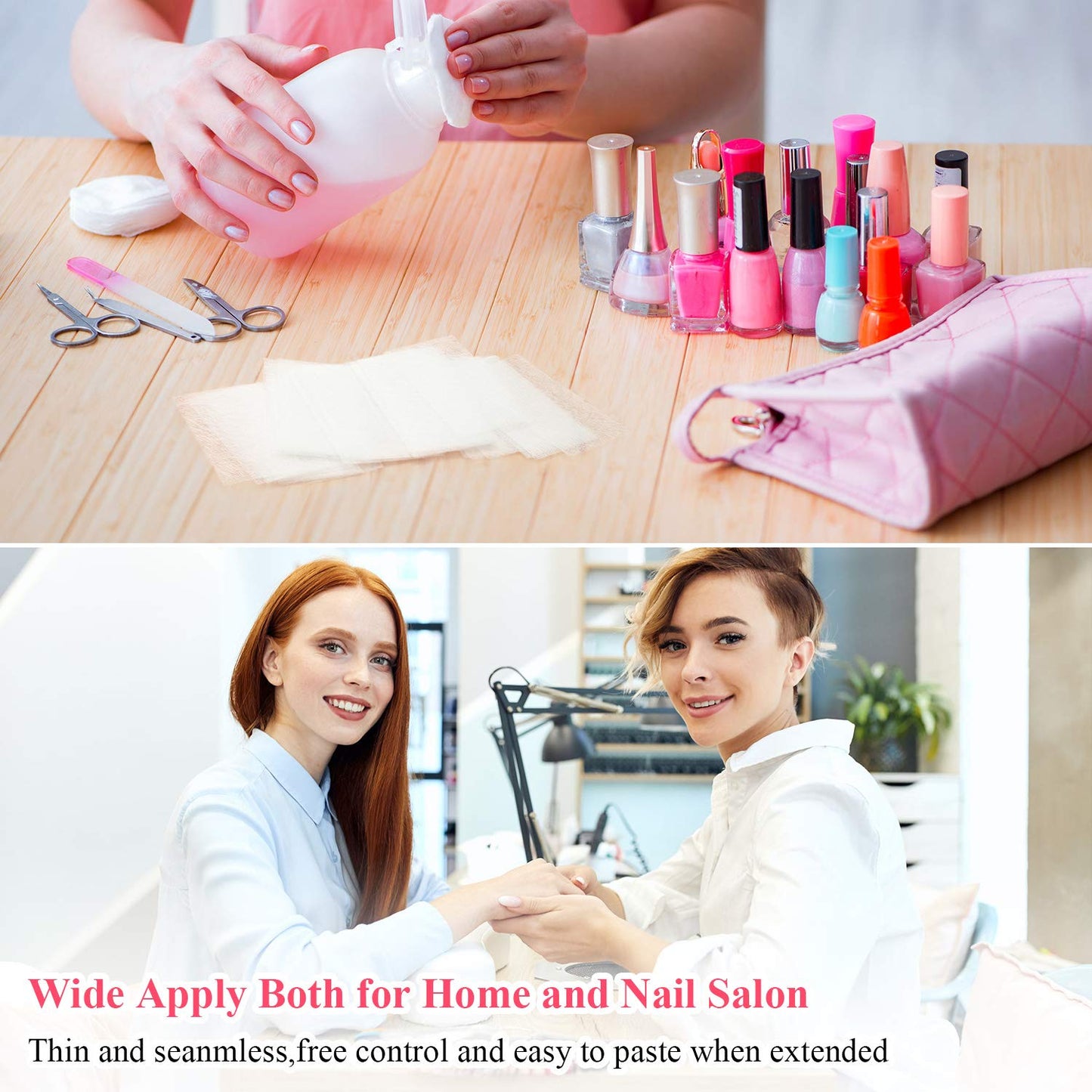 Repairing a split finger nail using Blulu silk wrap technique