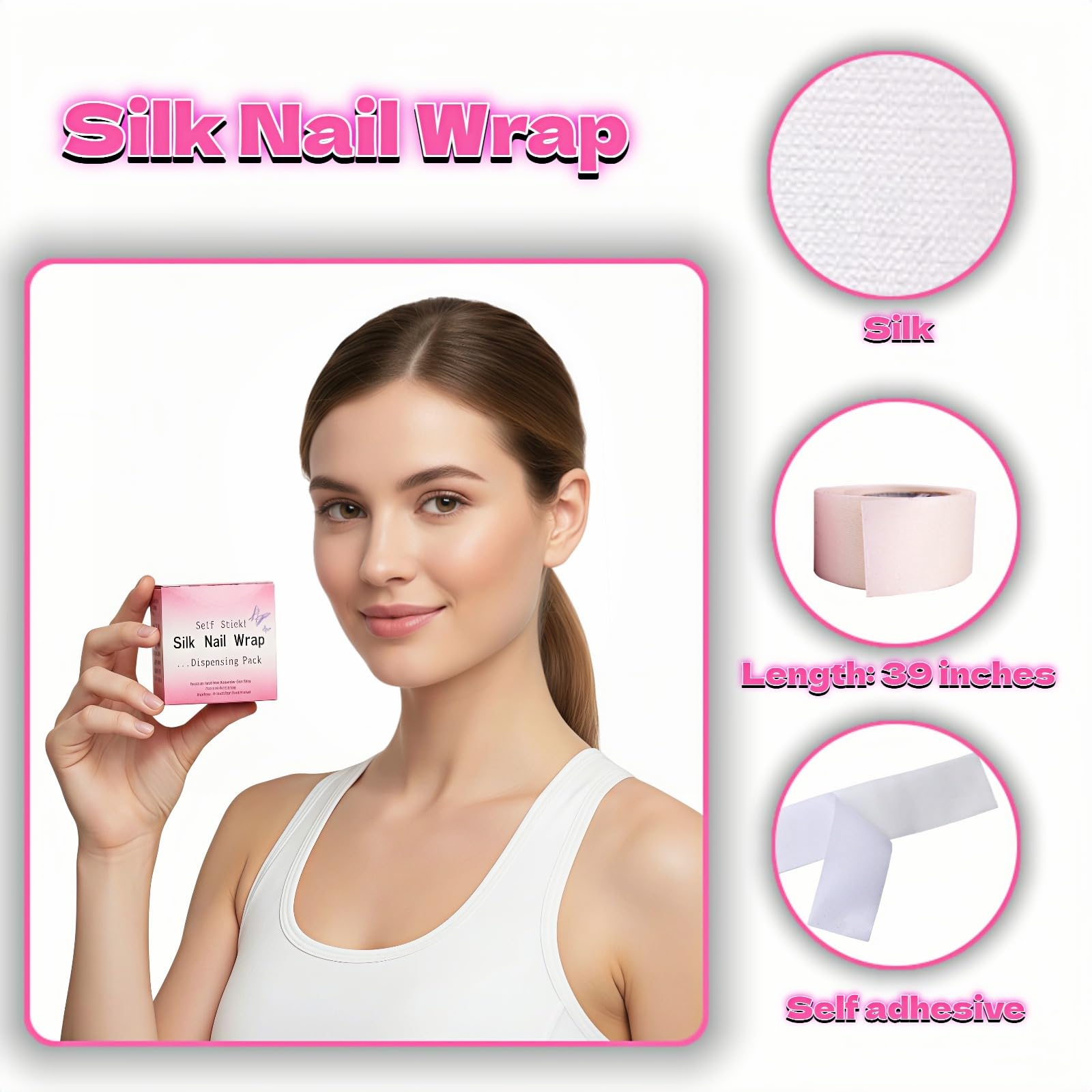 Foloda nail repair tape roll packaging