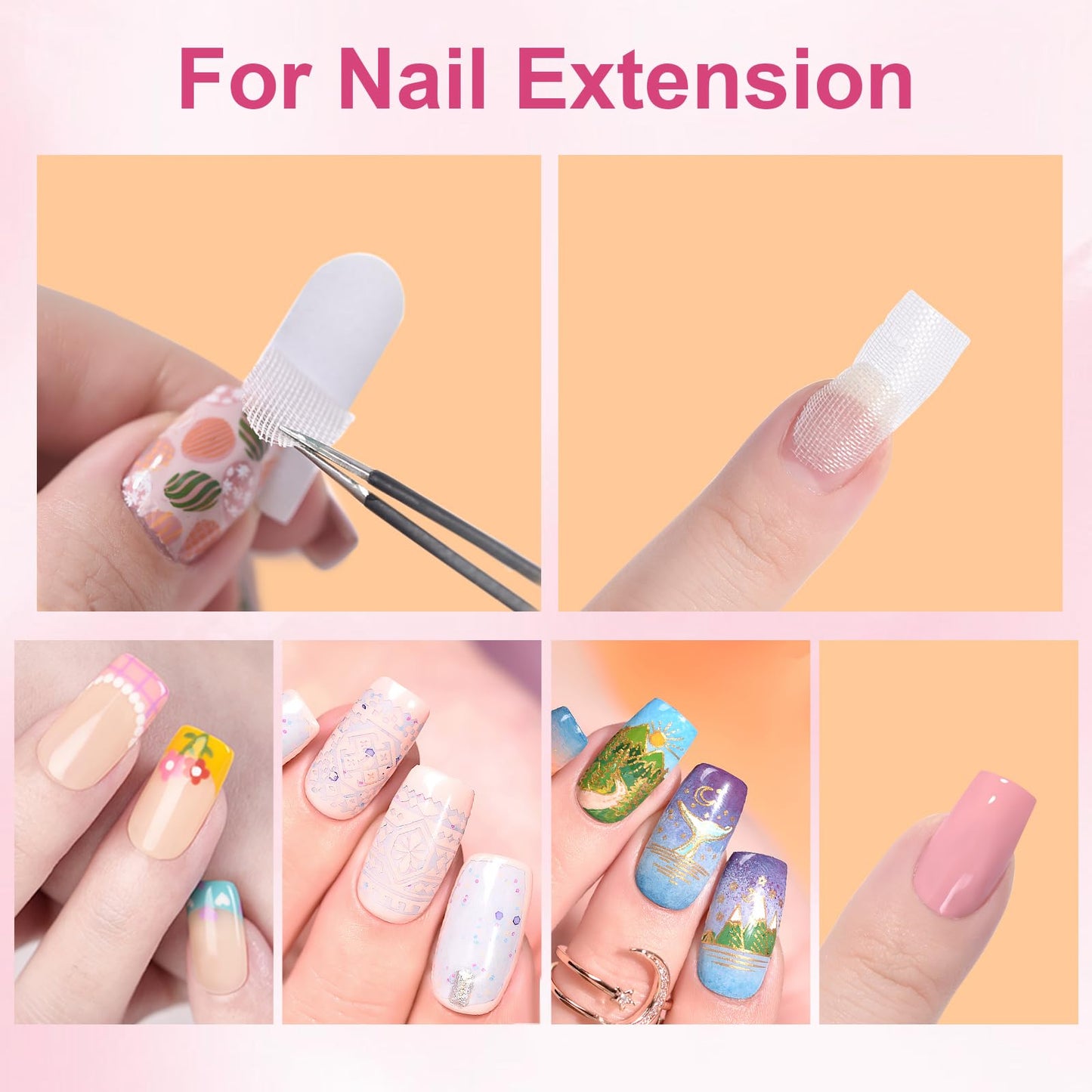 Professional salon tools for nail repair and extension