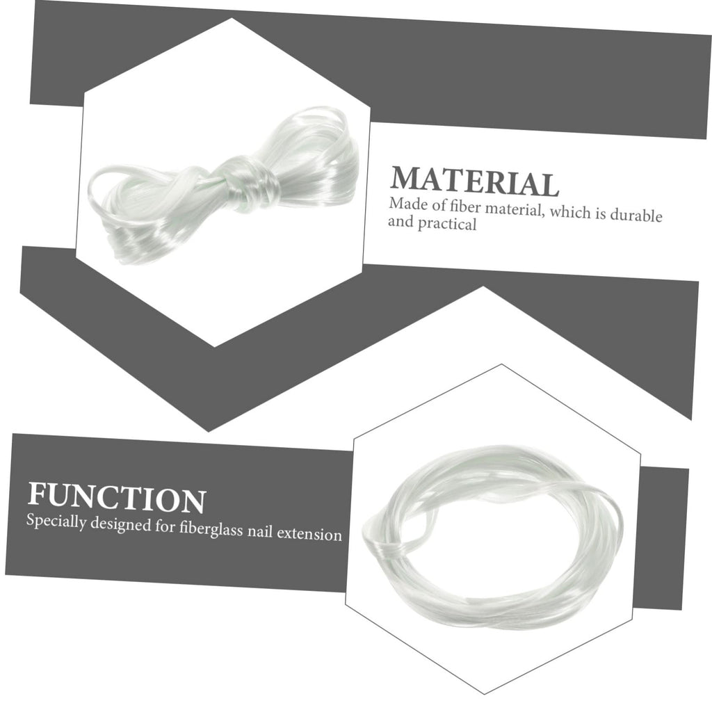 Lurrose false nail extension fiber tool for salon use