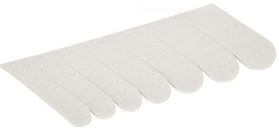 Pre cut self adhesive fiberglass finger tabs sheet for strengthening weak nails