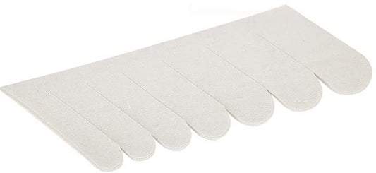 Pre cut self adhesive fiberglass finger tabs sheet for strengthening weak nails