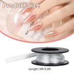 Niceneeded adjustable fiberglass nail lengthening strips white
