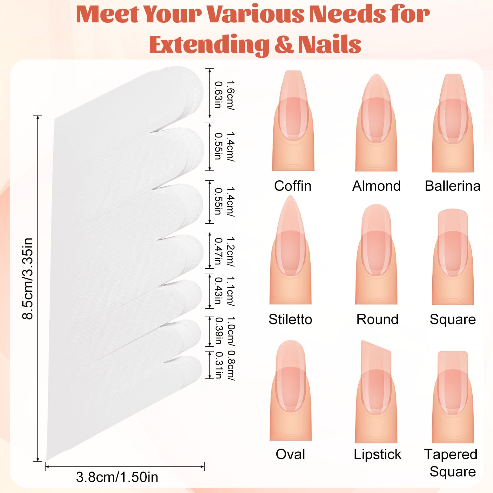 18 sheets of DIY nail art accessories and patches