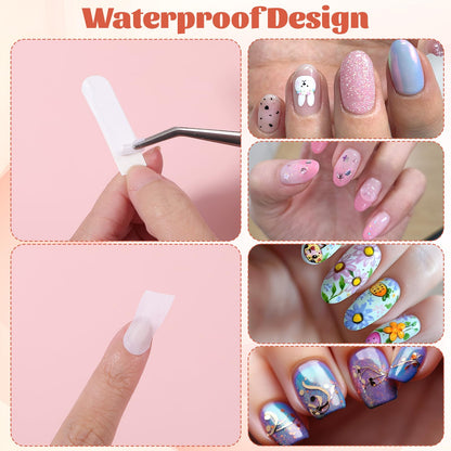 Polyester nail wrap kit for natural nail repair