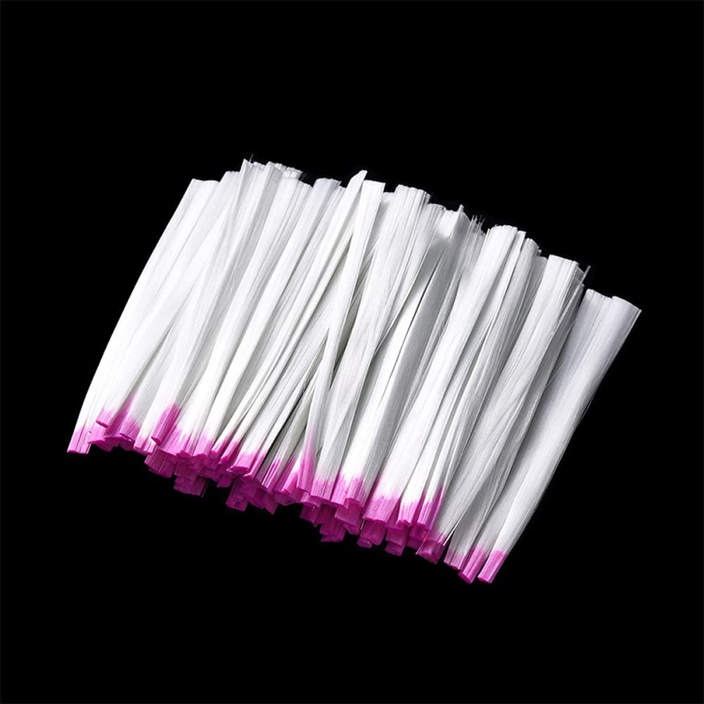 Luzen fiberglass nail extensions laid out on a clean surface demonstrating the flexible six centimeter length