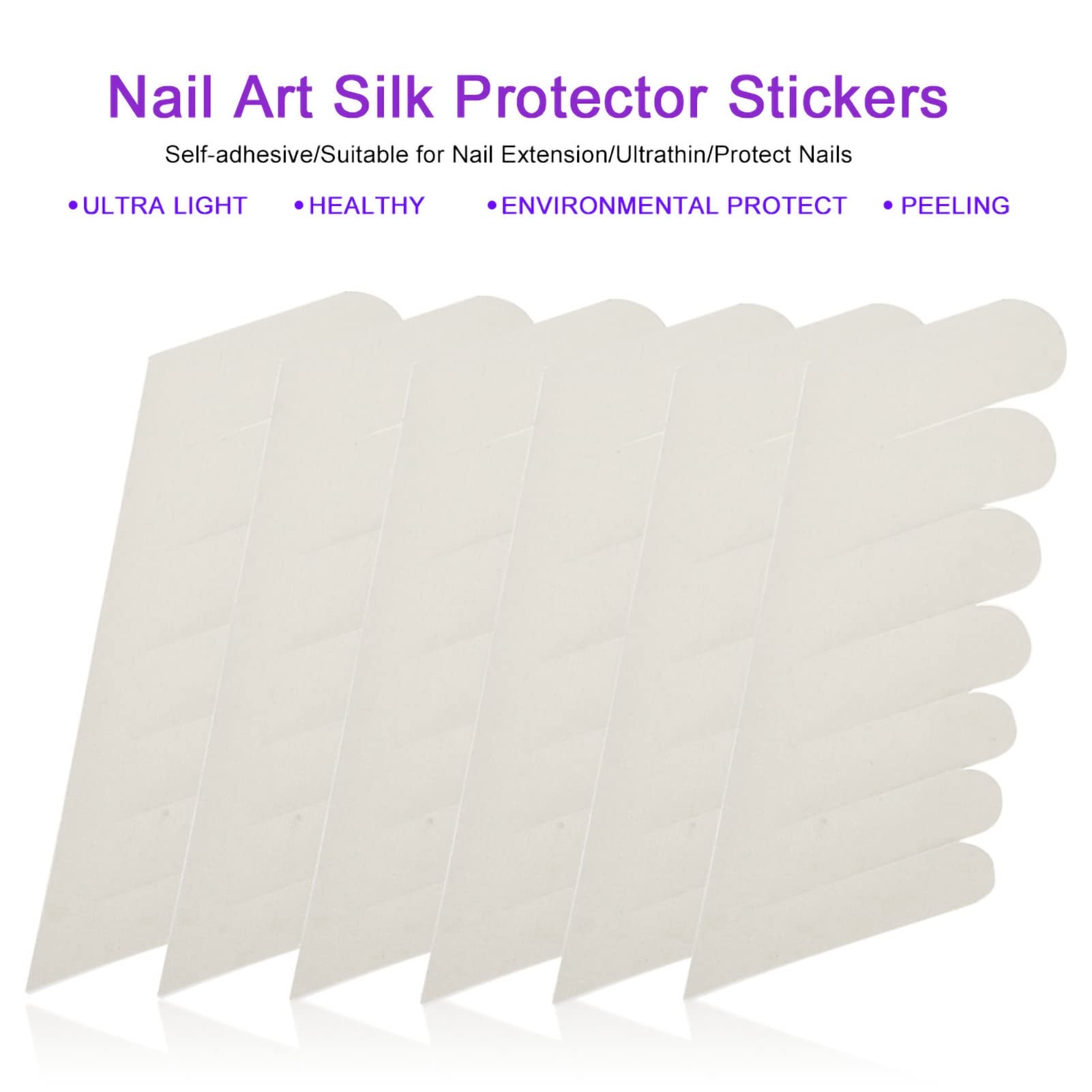 Applying Jadeshay silk nail wrap to a cracked fingernail