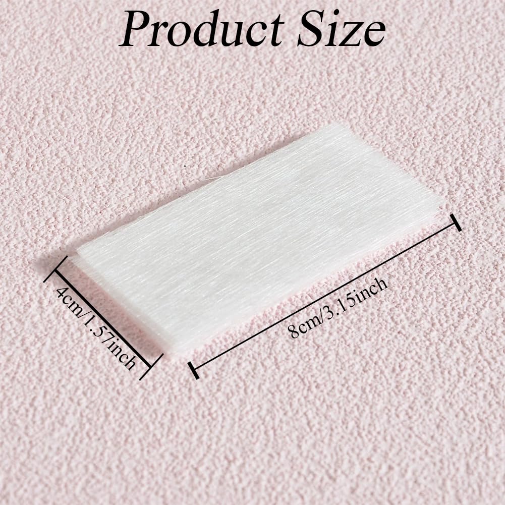 Fiberglass nail wrap material texture close up