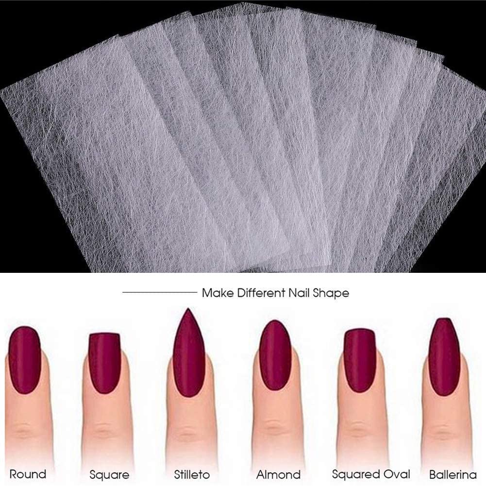 Comparison of lightweight silk nail extension vs traditional plastic tips.