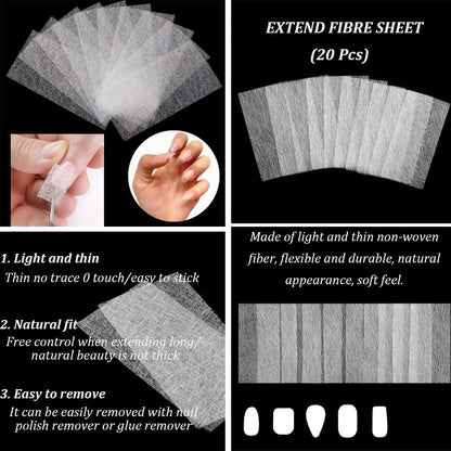 Filing and shaping durable fiberglass gel nail extensions at home.