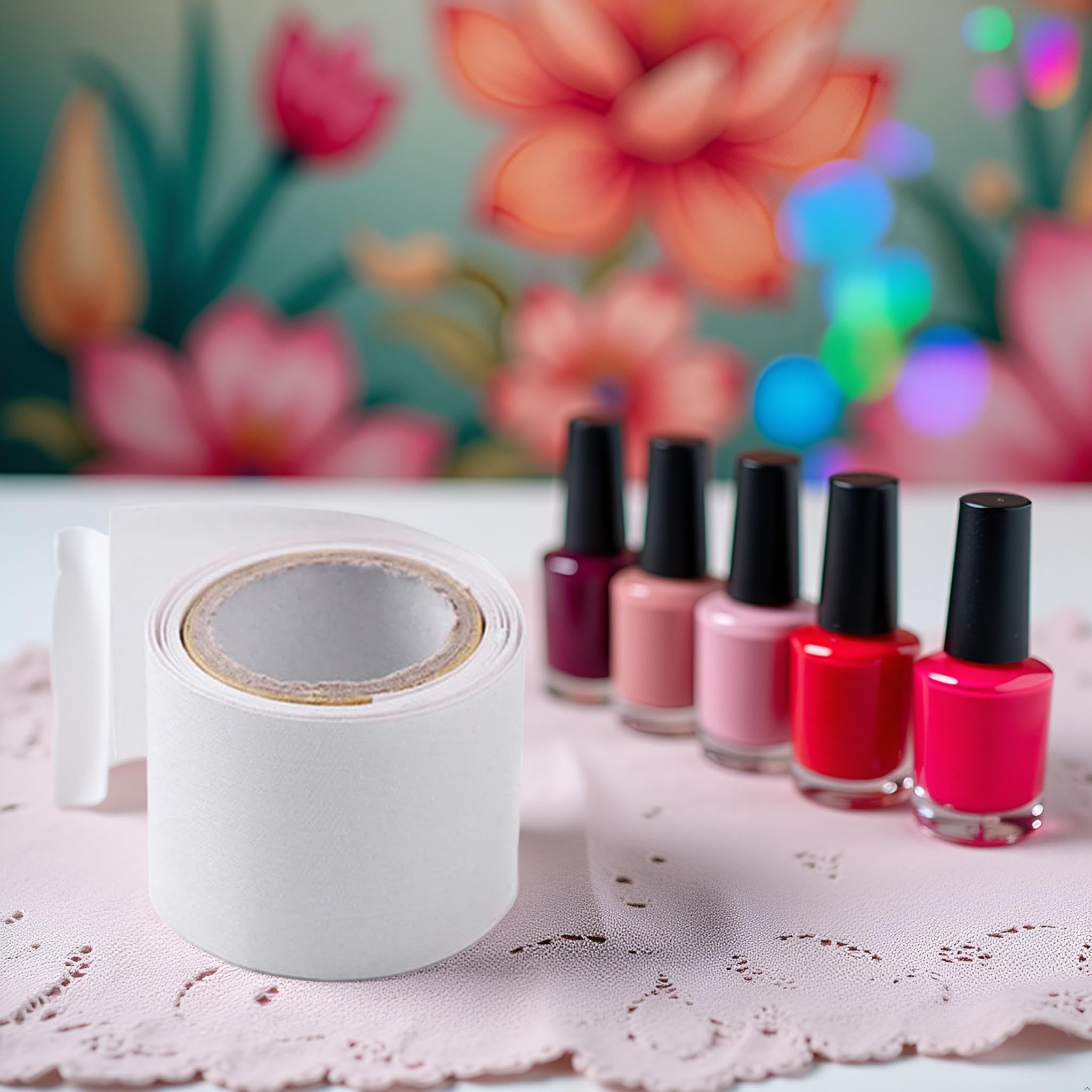 Fiberglass nail protector wrap for UV gel applications