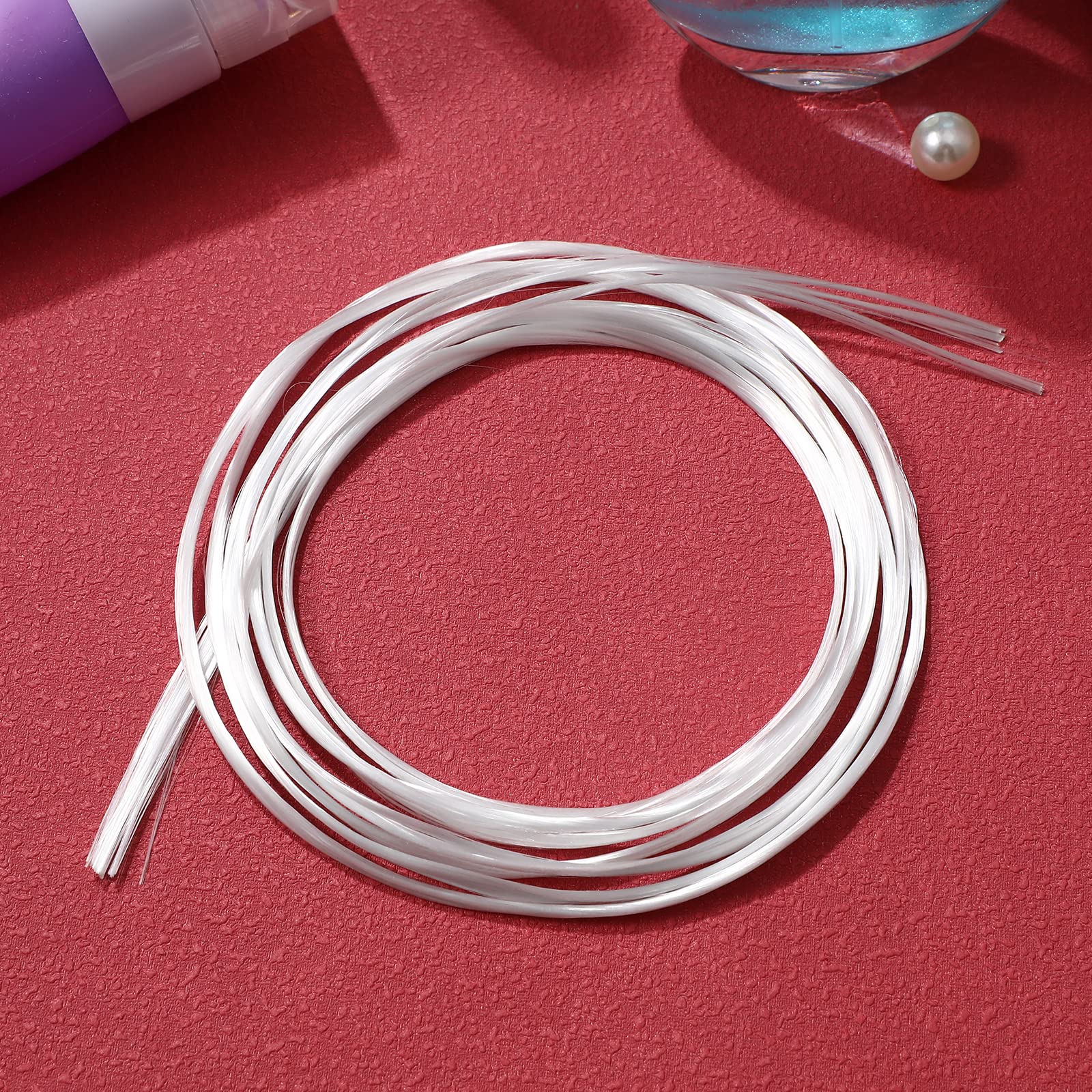 Packaging overview of the authentic Lurrose false nail lengthening kit with clear customizable fiber strands.