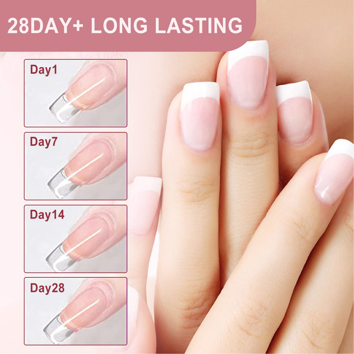 Samentha fiberglass nail extension kit box packaging