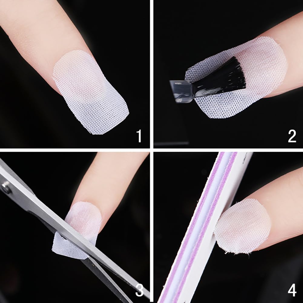 Nail art tool fiberglass silk wrap roll for home salon use