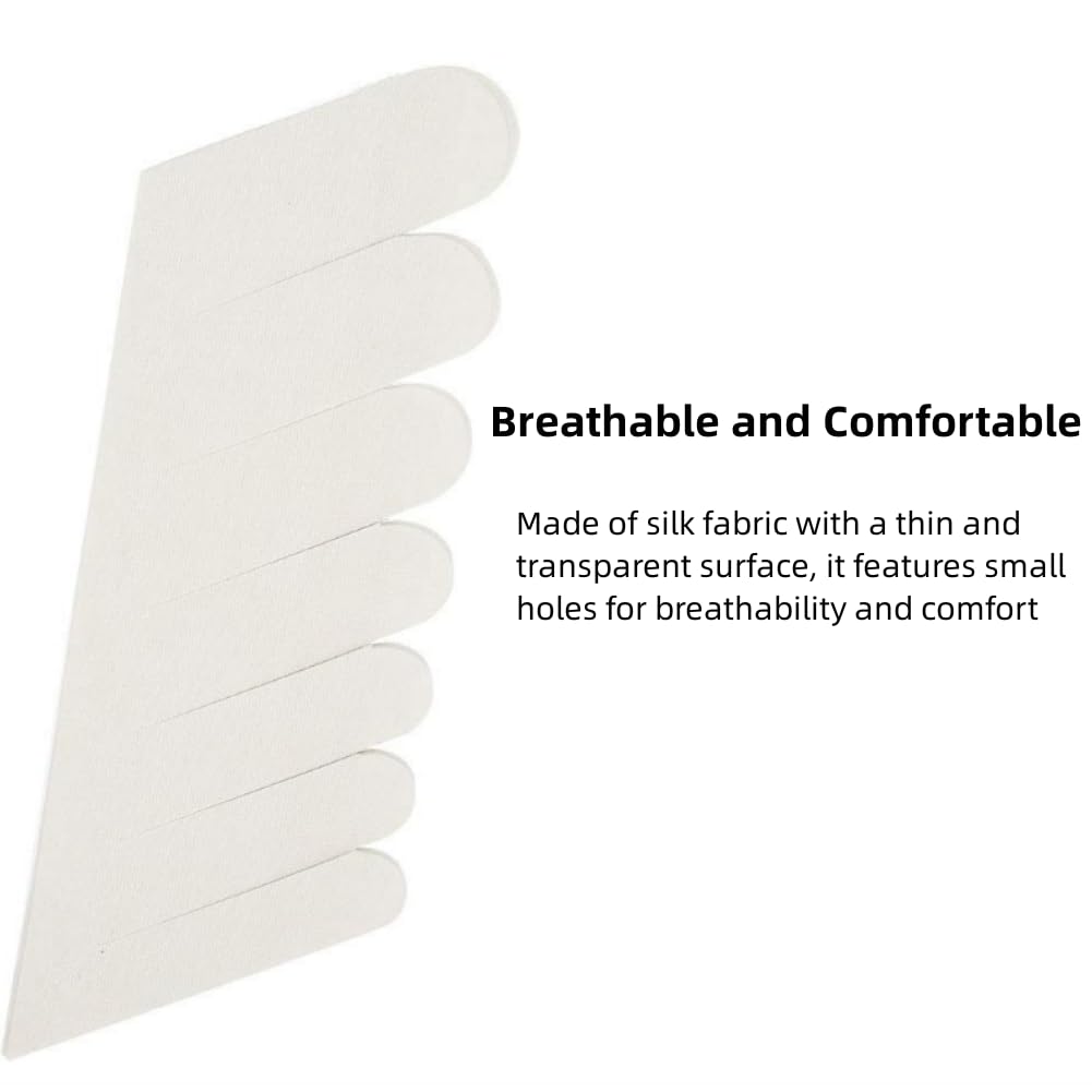 Close up of Broco adhesive silk nail repair strips