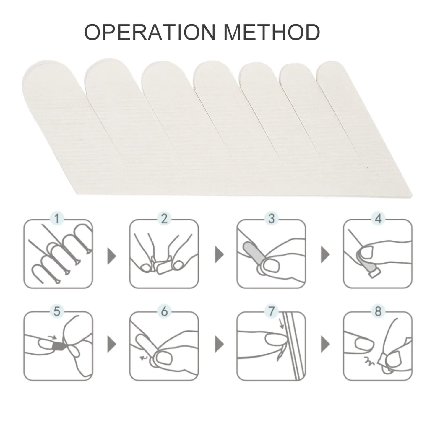 Transparent silk fiberglass nail wrap sheets