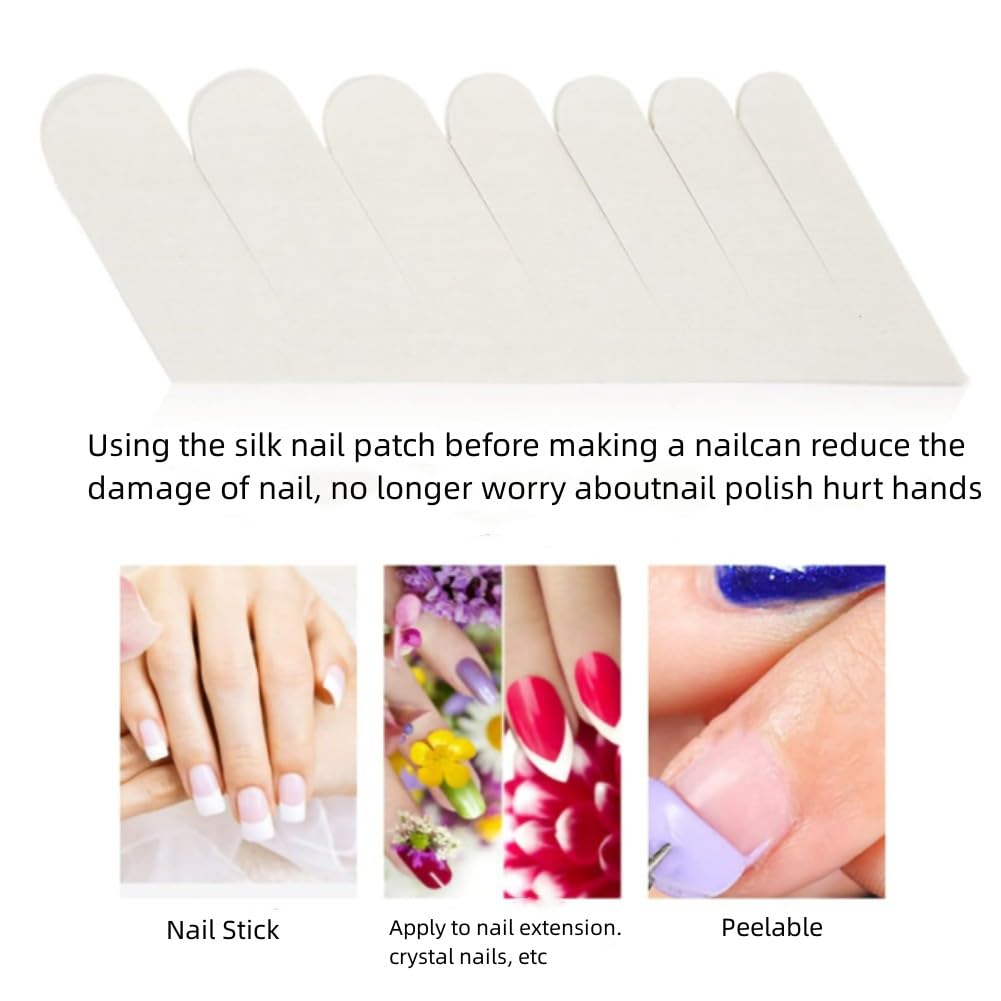 Professional nail art tool kit featuring Broco silk wraps