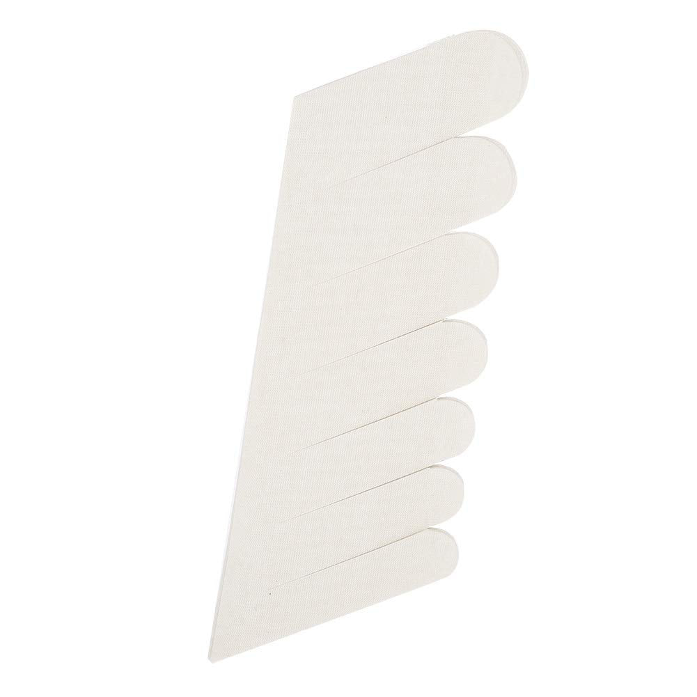 Thin breathable silk fabric nail protection stickers close up texture analysis