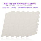 Application of silk wrap on damaged natural fingernail