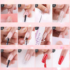 Demonstration of custom length nail extension application