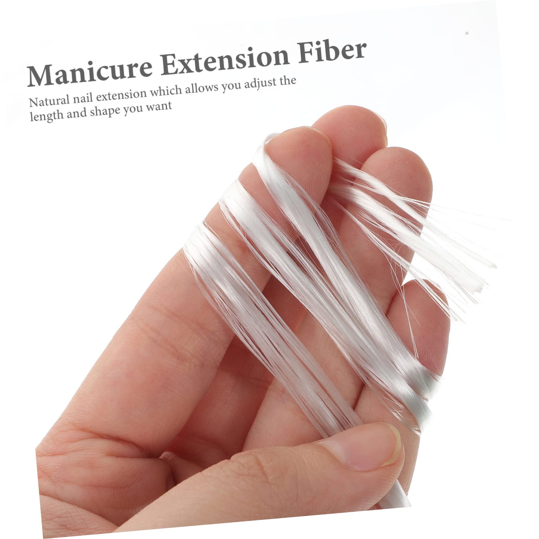 Fiberglass nail extension kit components for professional manicures
