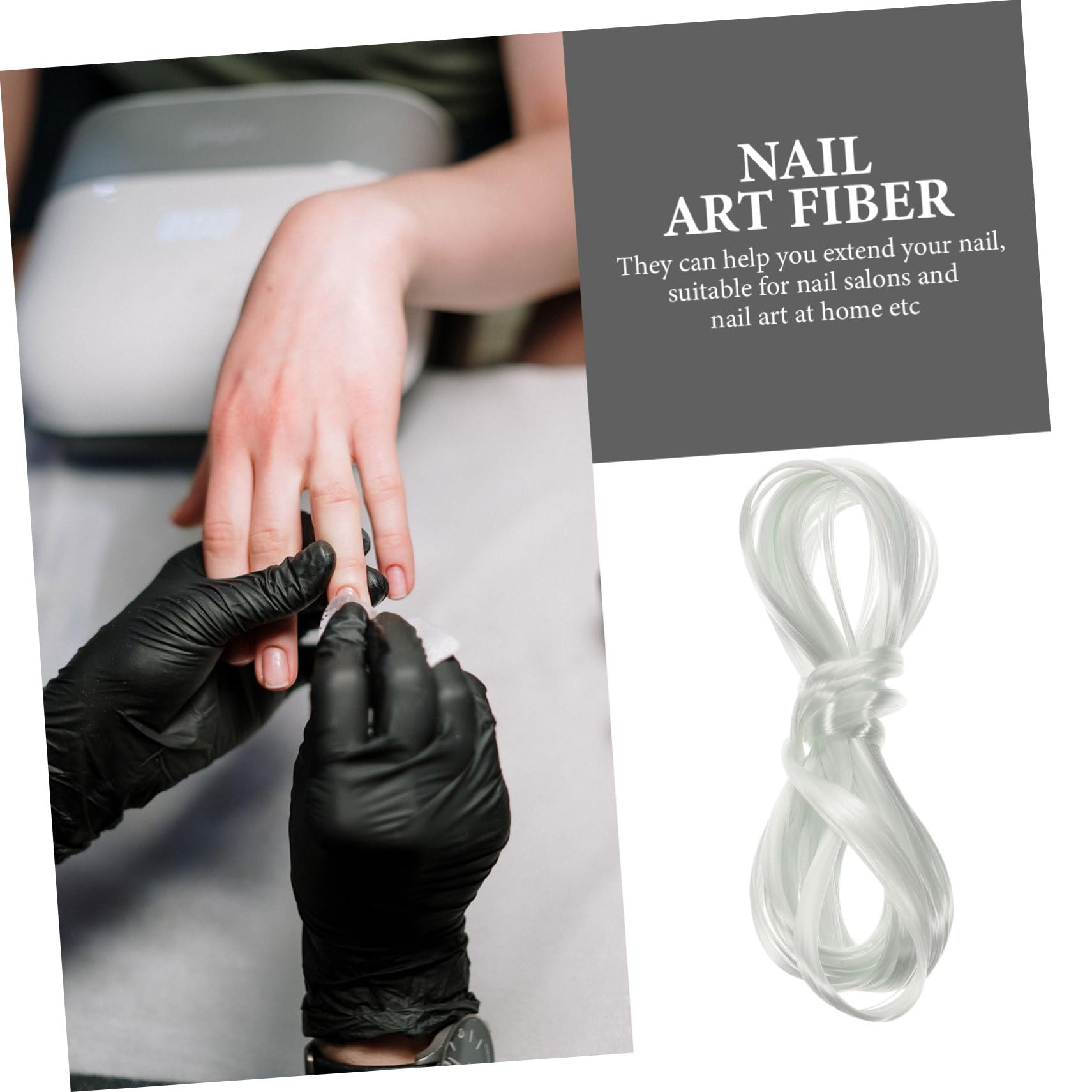Natural length adjustment using Mipcase fiber builder gel