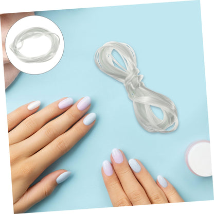 Clear builder gel consistency for natural nail strengthening