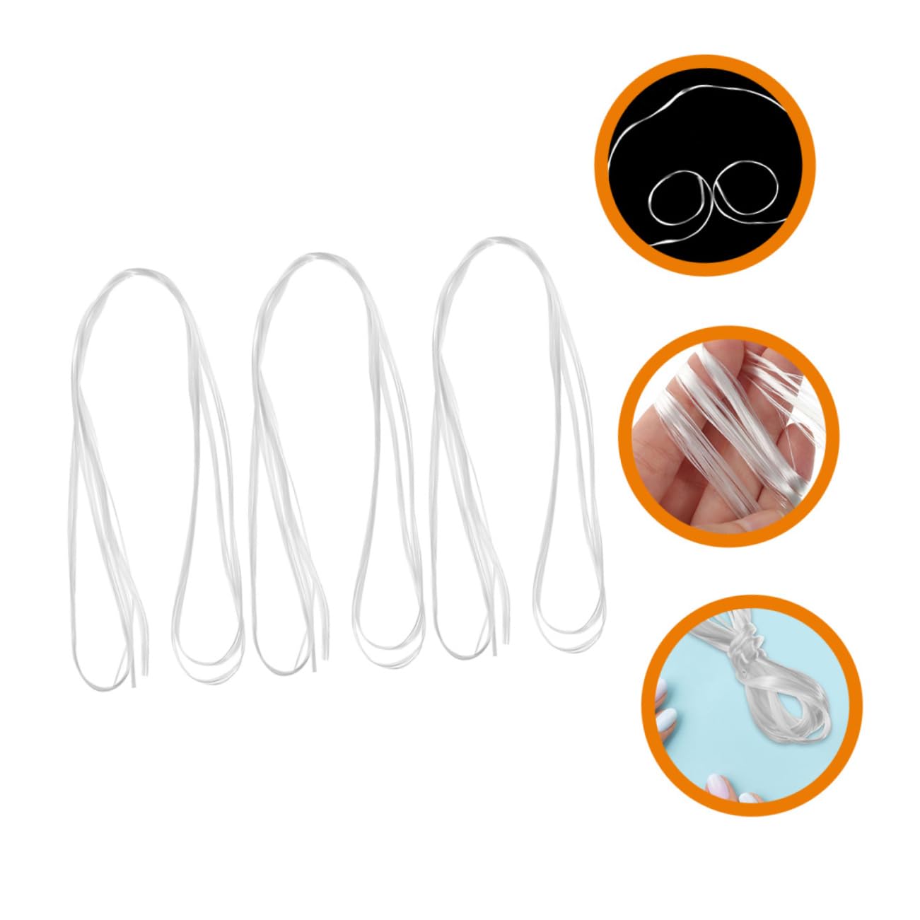 Lalafina nail extension fibers used for coffin shape nails