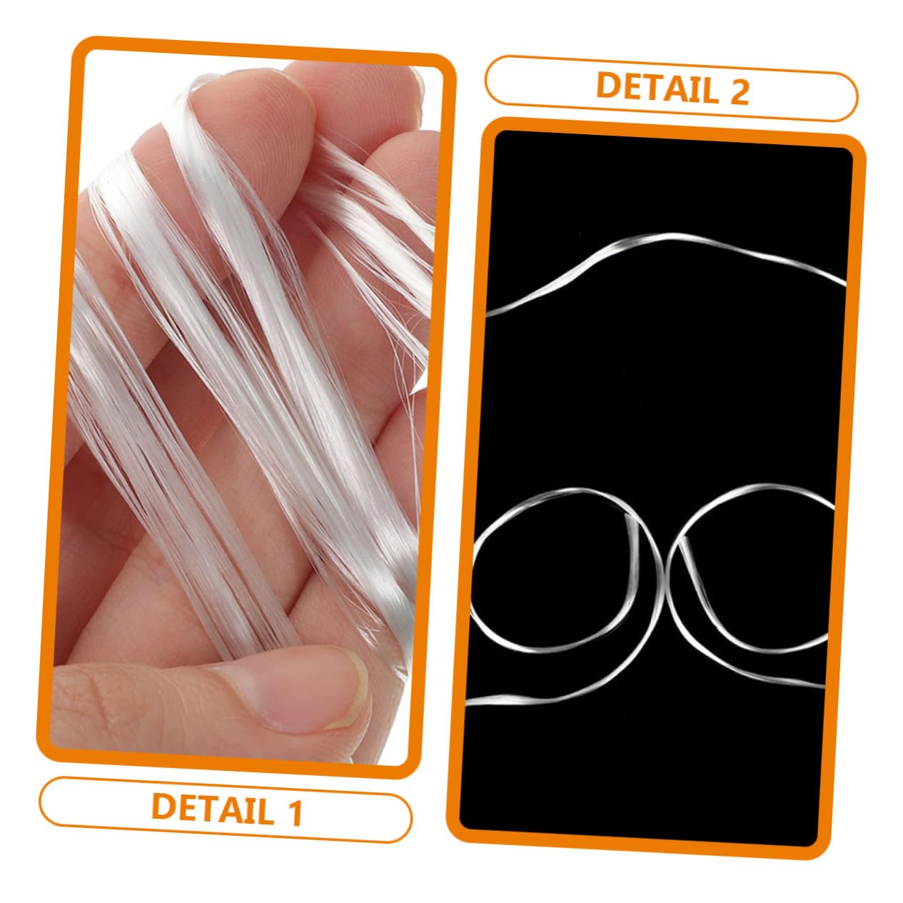 Lalafina nail fibers shown with UV gel manicure tools