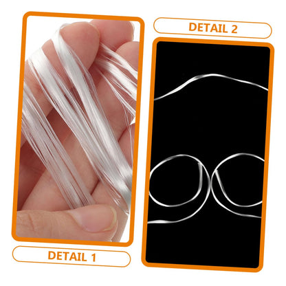 Lalafina nail fibers shown with UV gel manicure tools