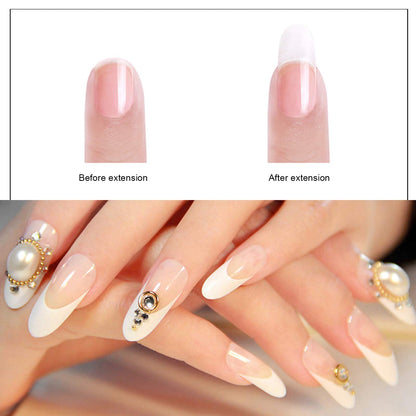 Fiberglass nail extension strips for DIY manicure