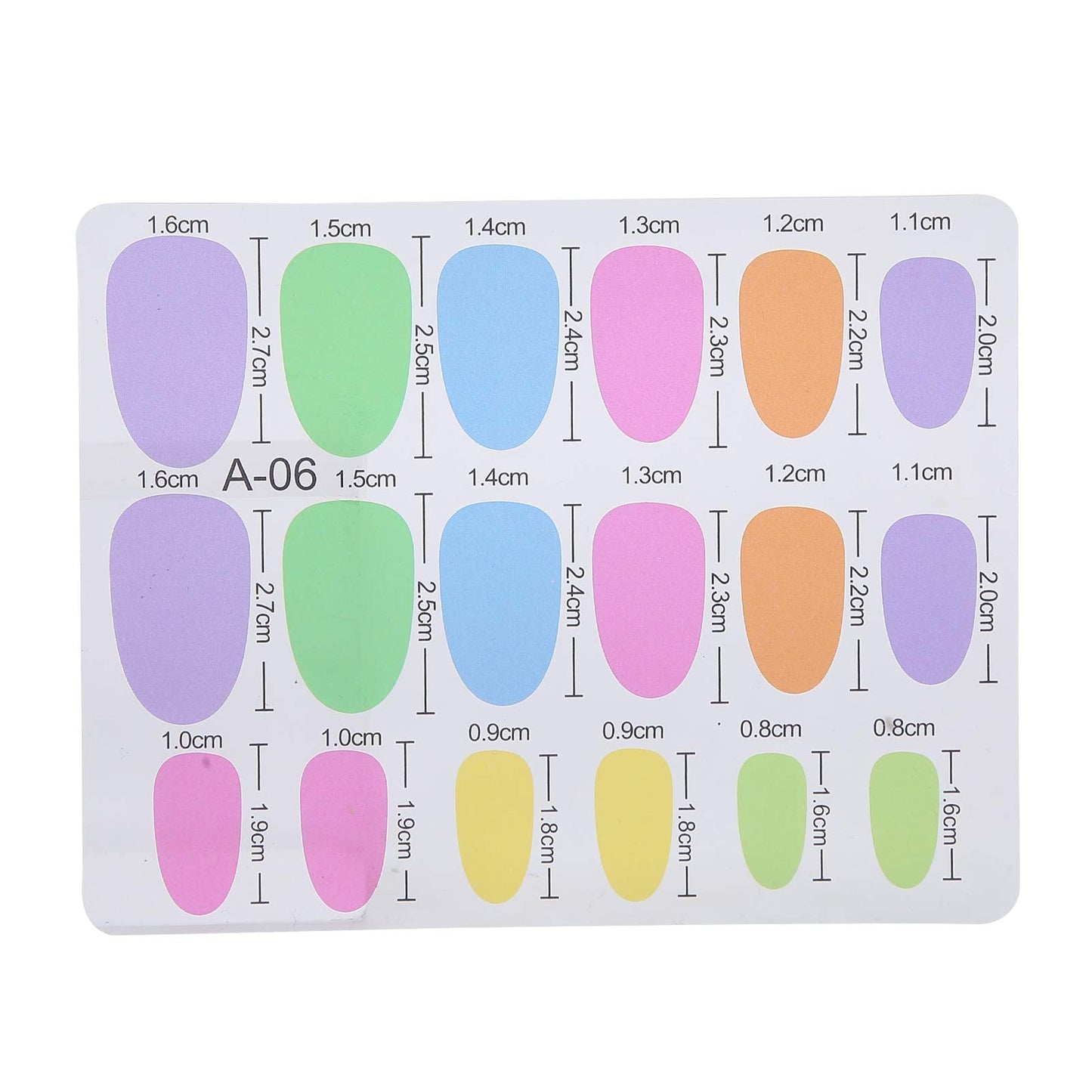 Detailed view of fiberglass nail forms and tools