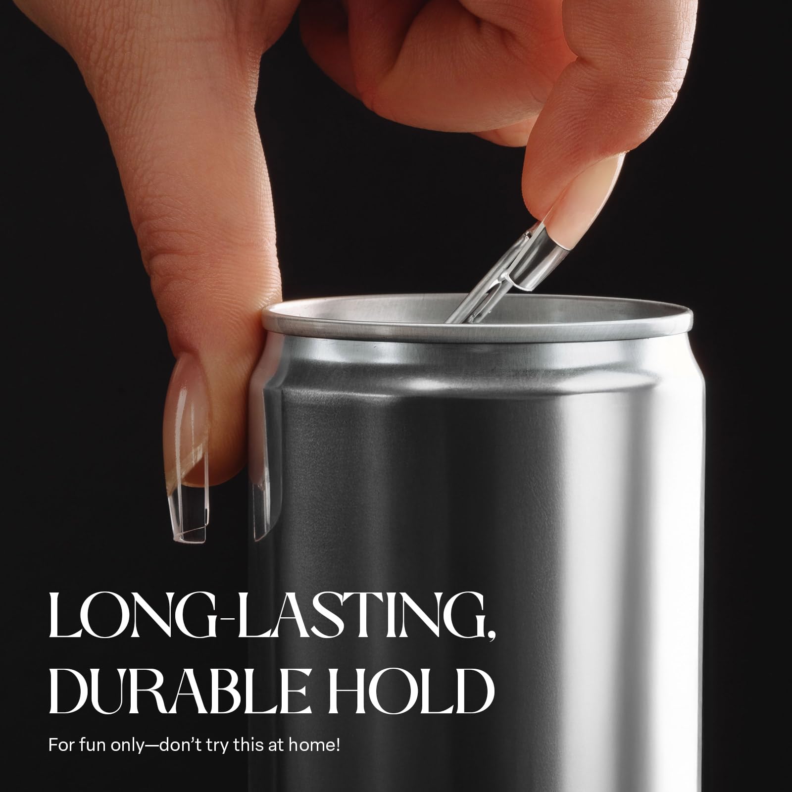 Professional Gel-X nail system adhesive gold bottle