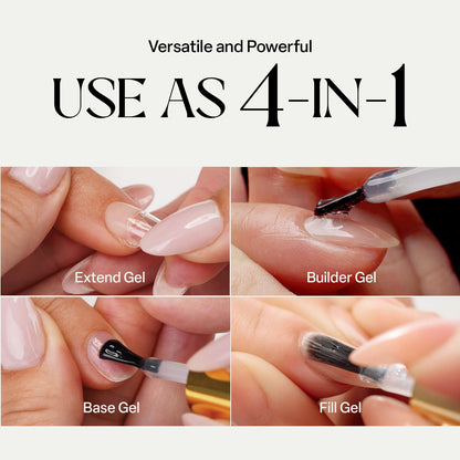 Gel-X tips adhesive gold bottle studio lighting