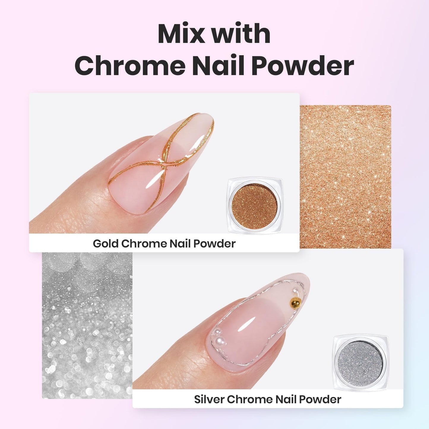 Close up of Beetles clear solid builder gel for DIY nails