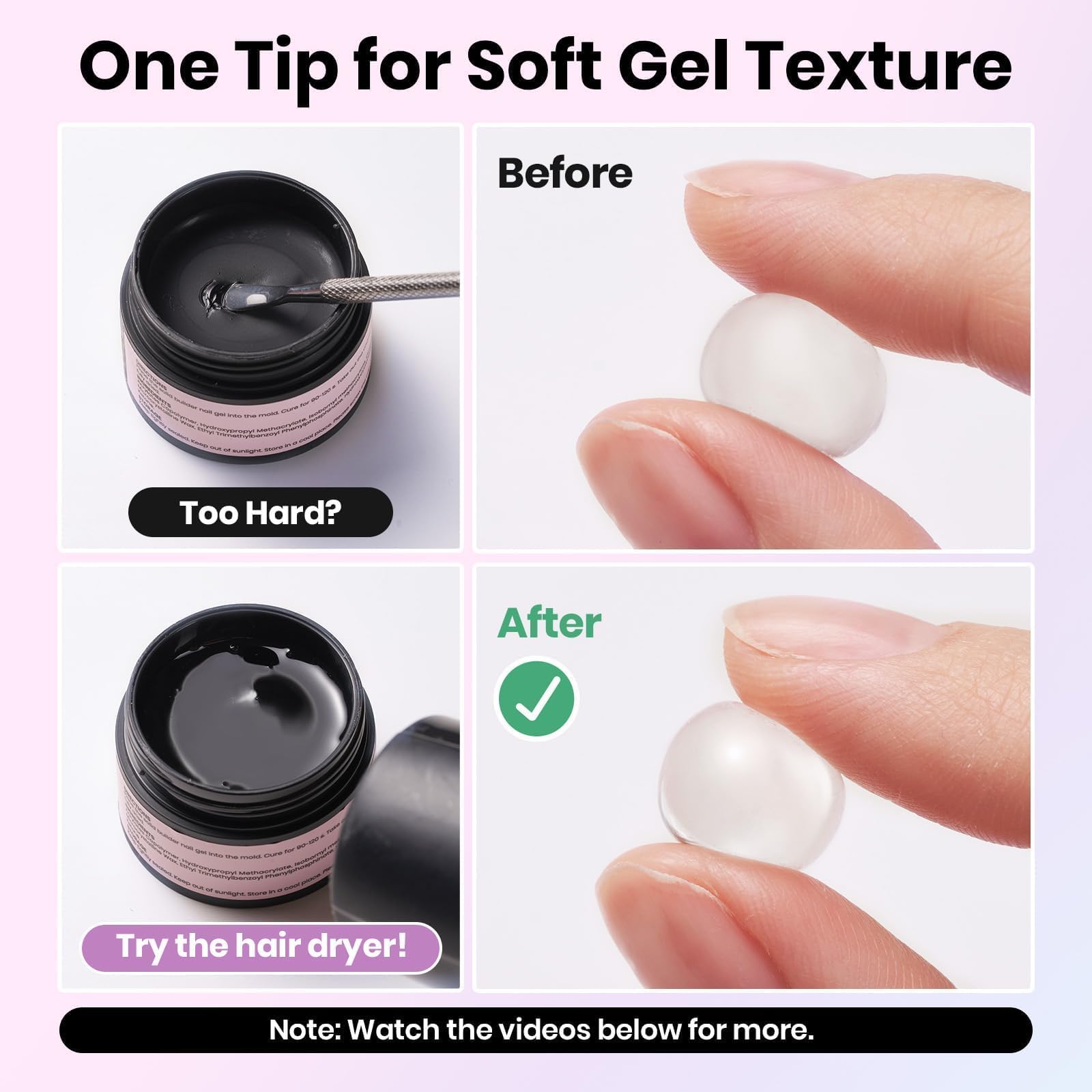 Professional nail art created with Beetles clear sculpting gel