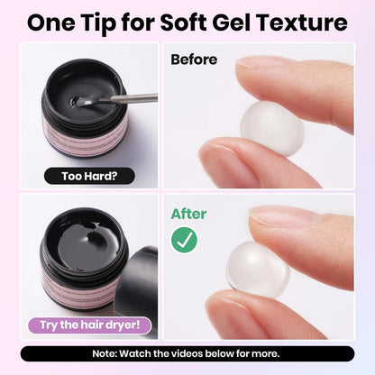 Professional nail art created with Beetles clear sculpting gel