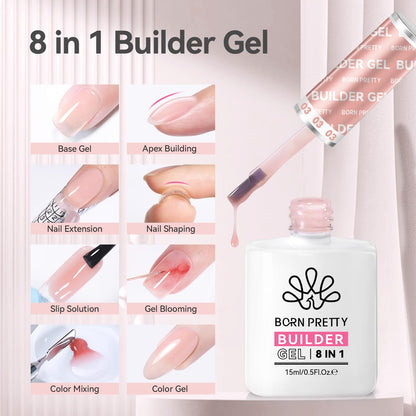 Born Pretty extension gel bottle with product texture