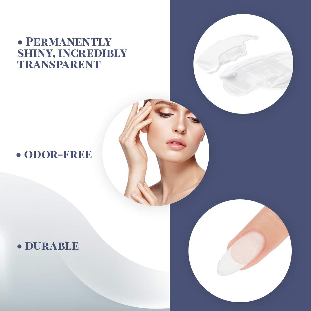 IBD builder gel clear texture for nail sculpting
