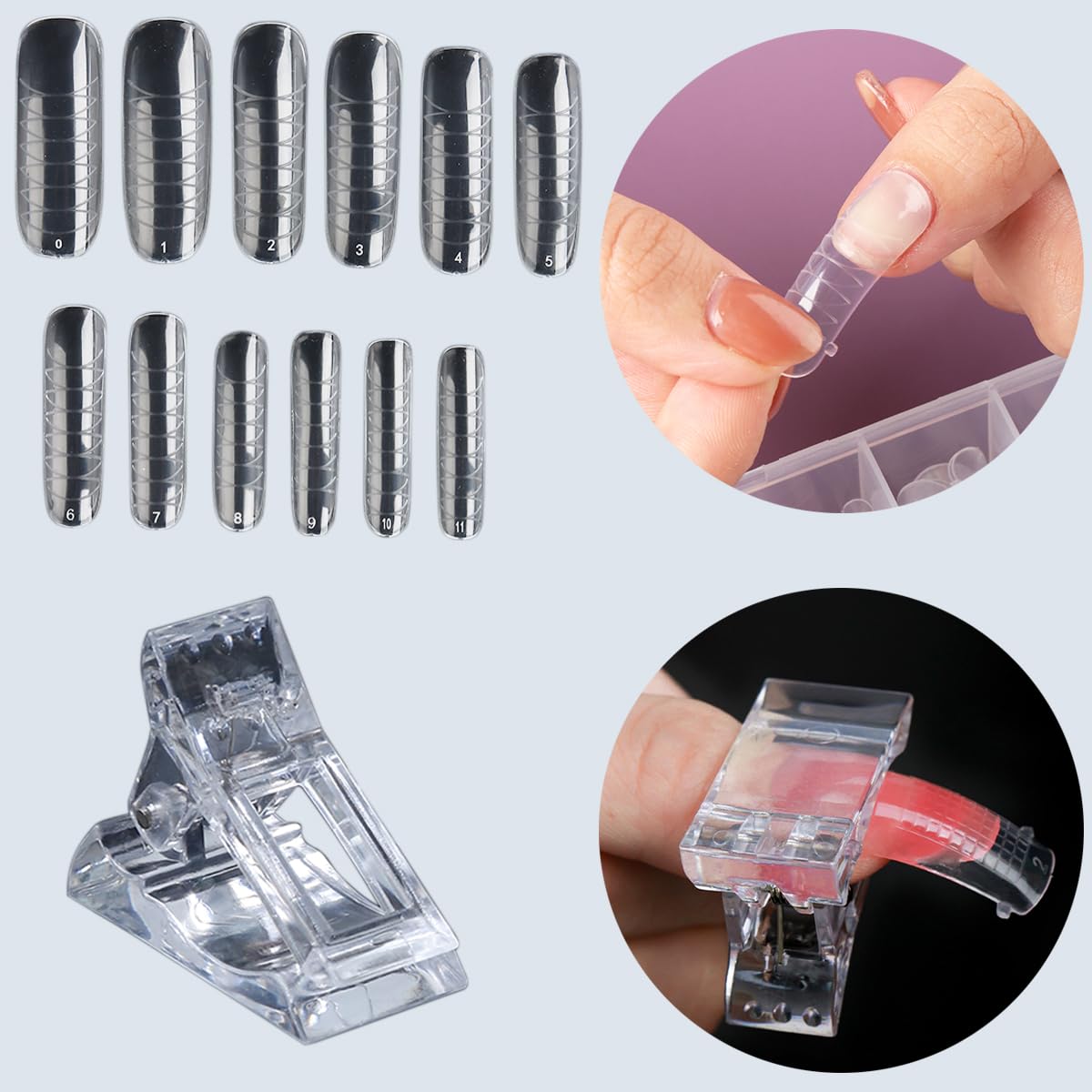 Fcozpjk home manicure starter kit with professional nail tools.