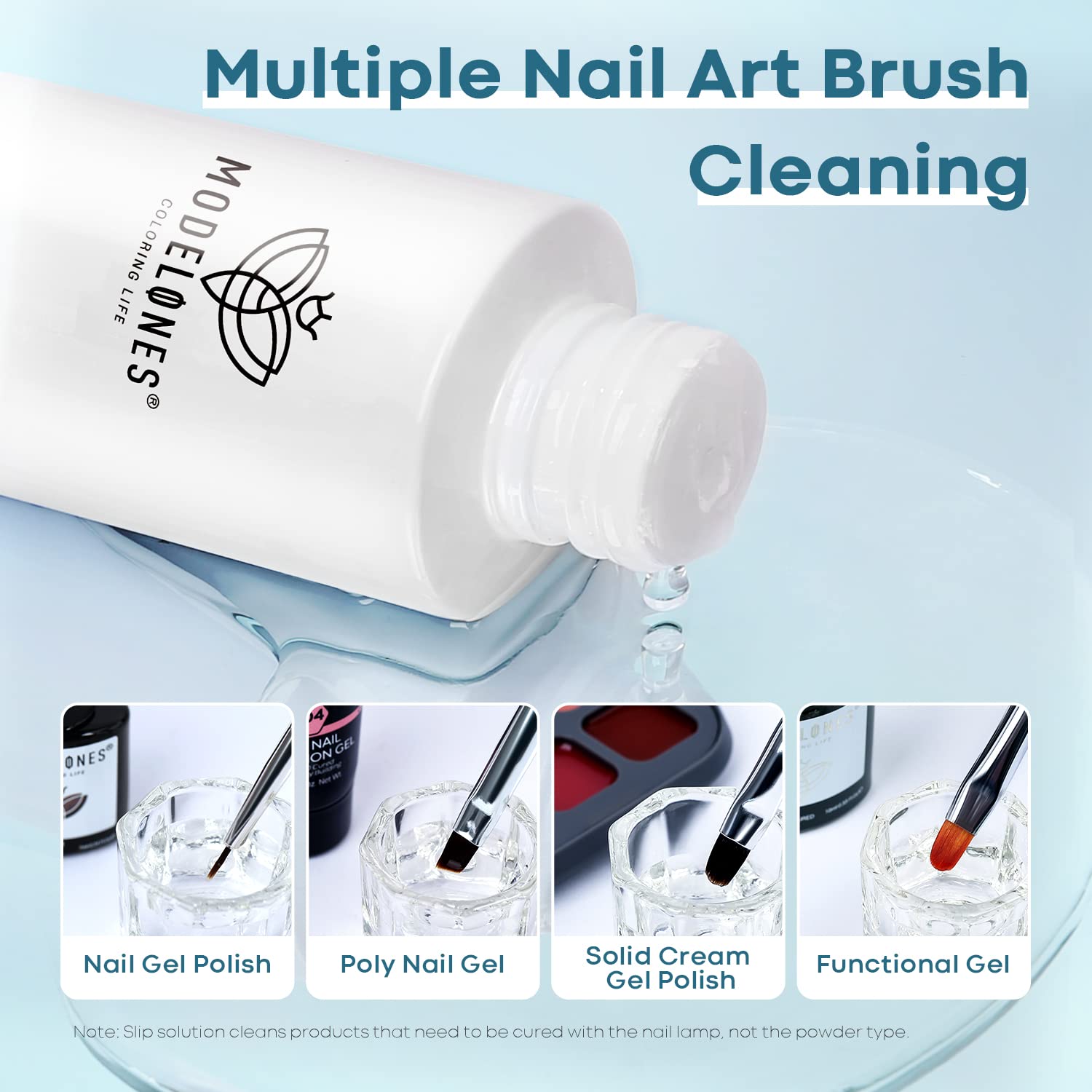 Modelones slip solution 120ml bottle with accessories kit
