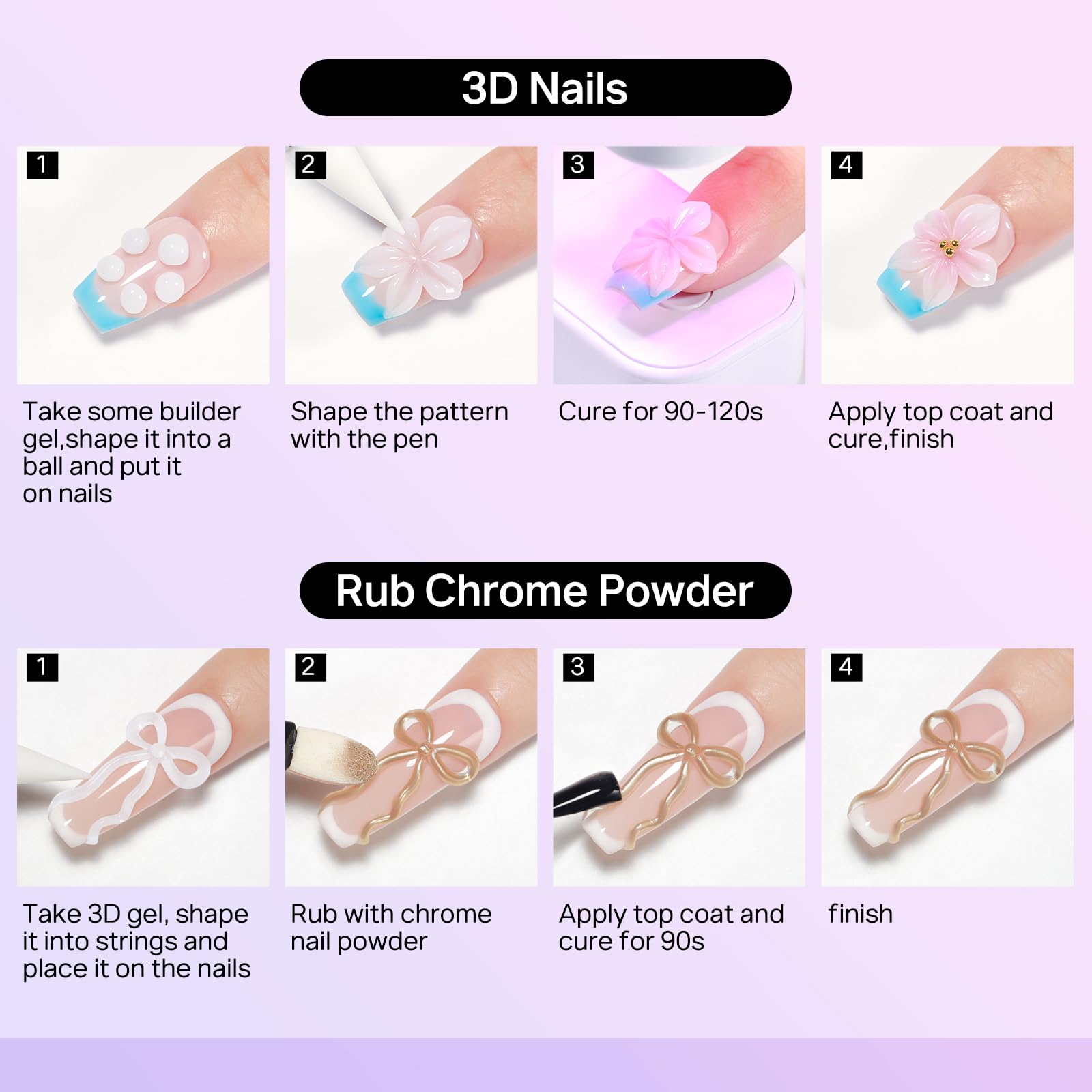 Detailed view of Mizhse 30g nail molding gel jar