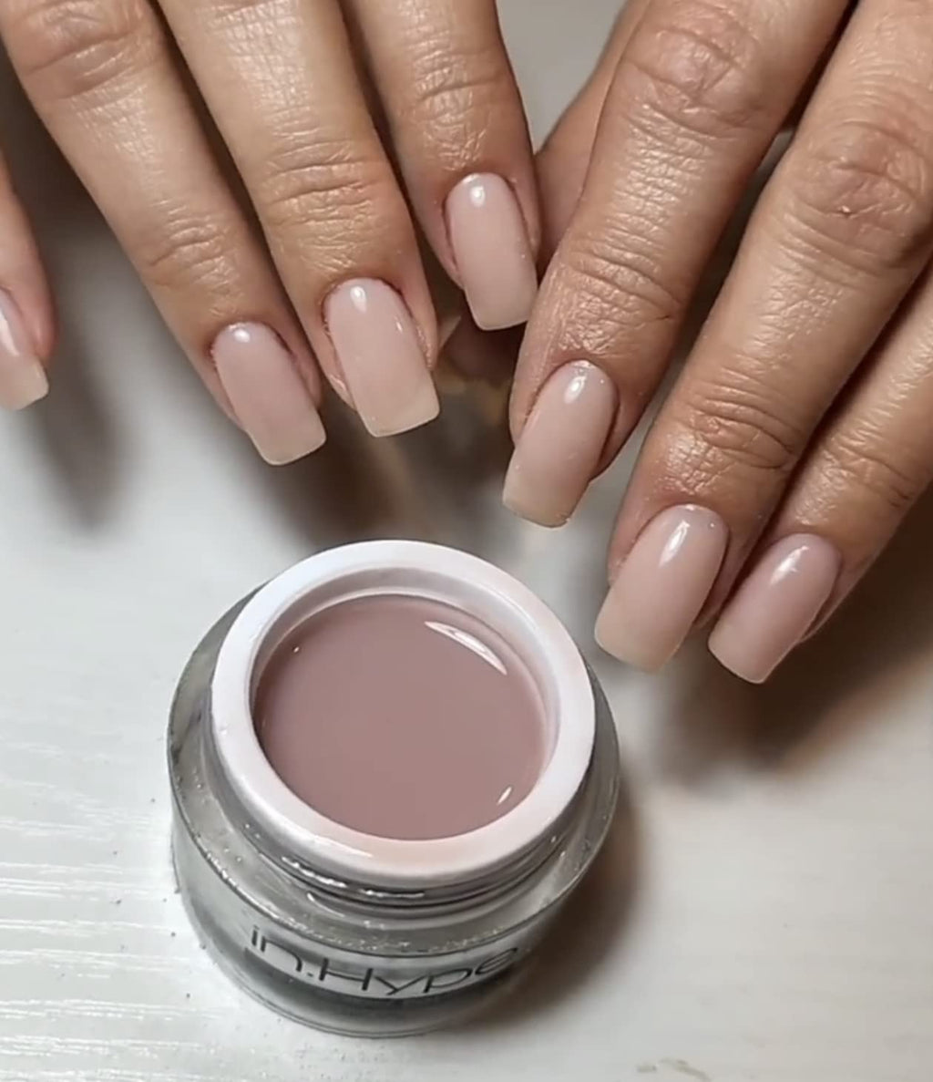 In.Hype nail strengthening gel color swatch sample