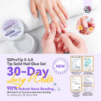 Fast-acting nail glue remover spray bottle