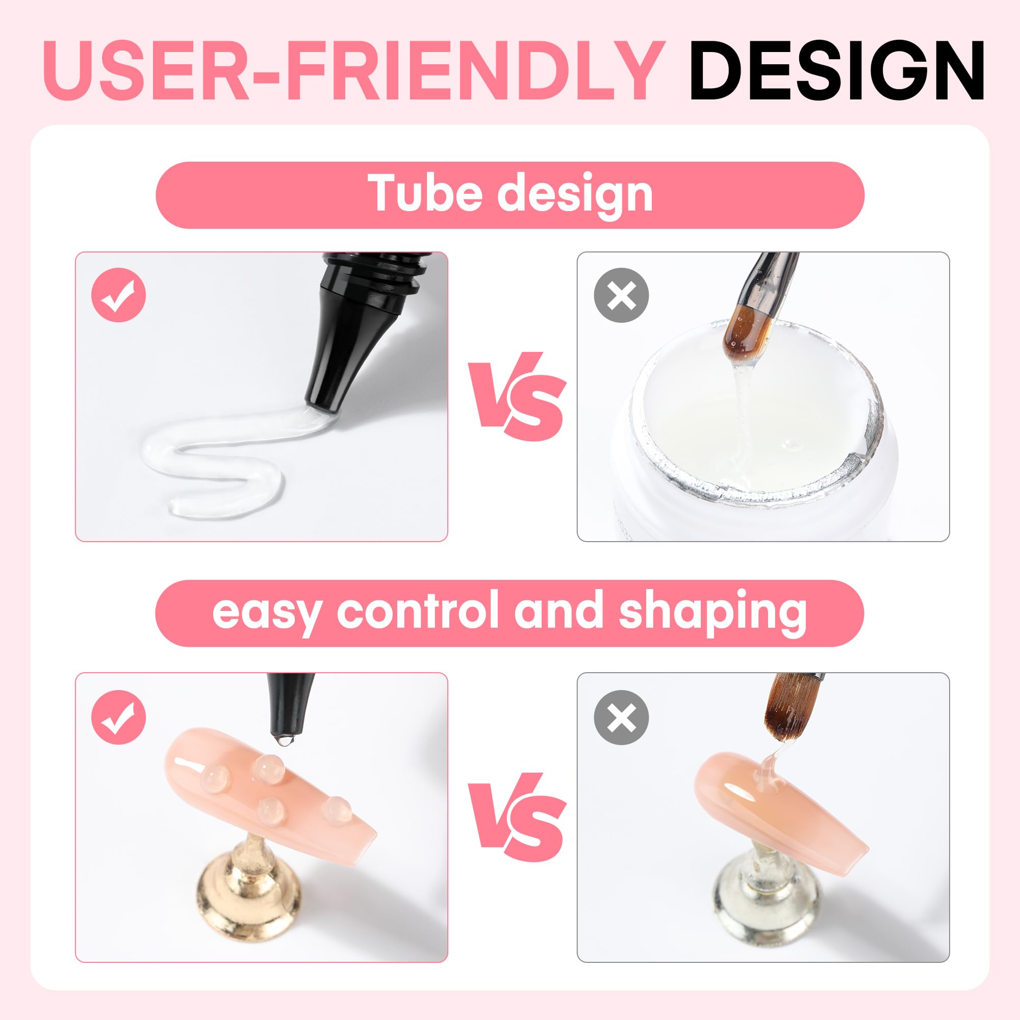 Using Una Gella gel to attach nail art gems