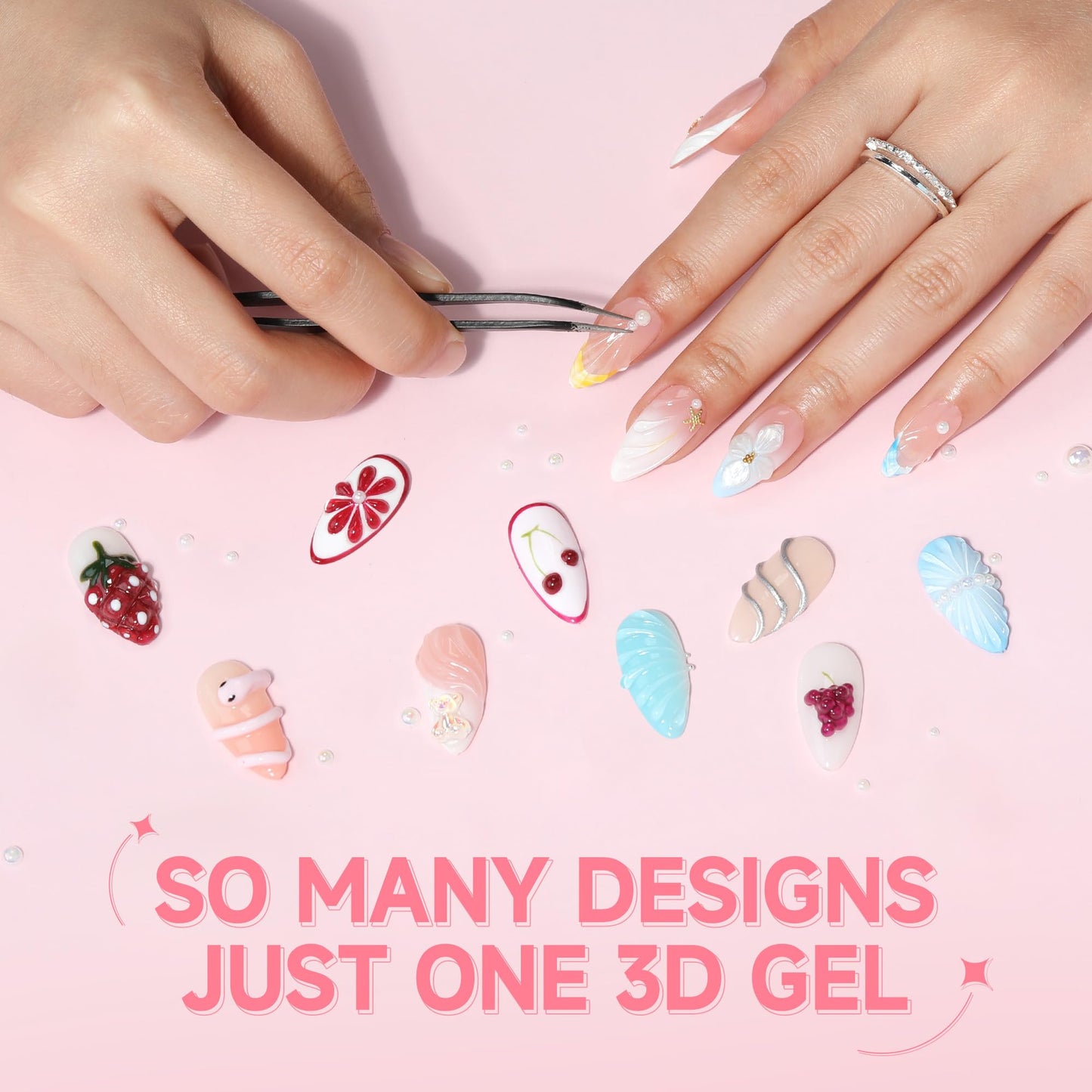 Una Gella 4-in-1 nail glue packaging