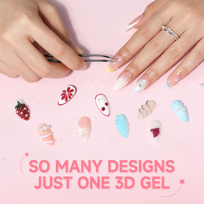 Una Gella 4-in-1 nail glue packaging